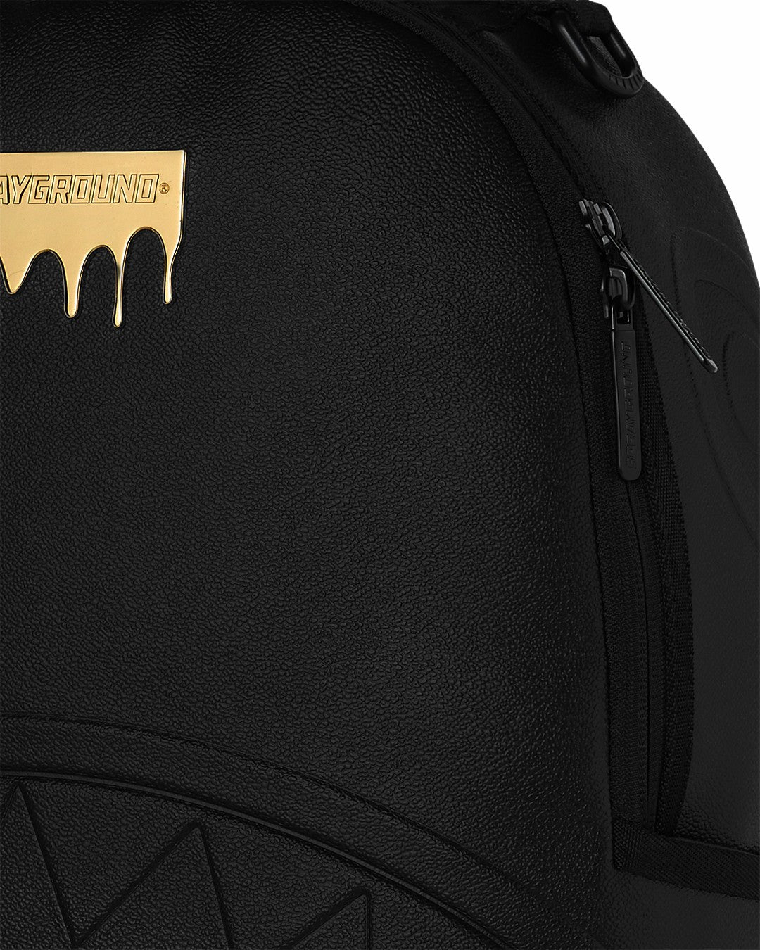 Sprayground - GOLD BRICK DRIP BLACK BACKPACK