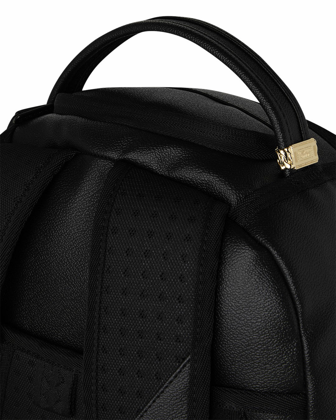 Sprayground - GOLD BRICK DRIP BLACK BACKPACK