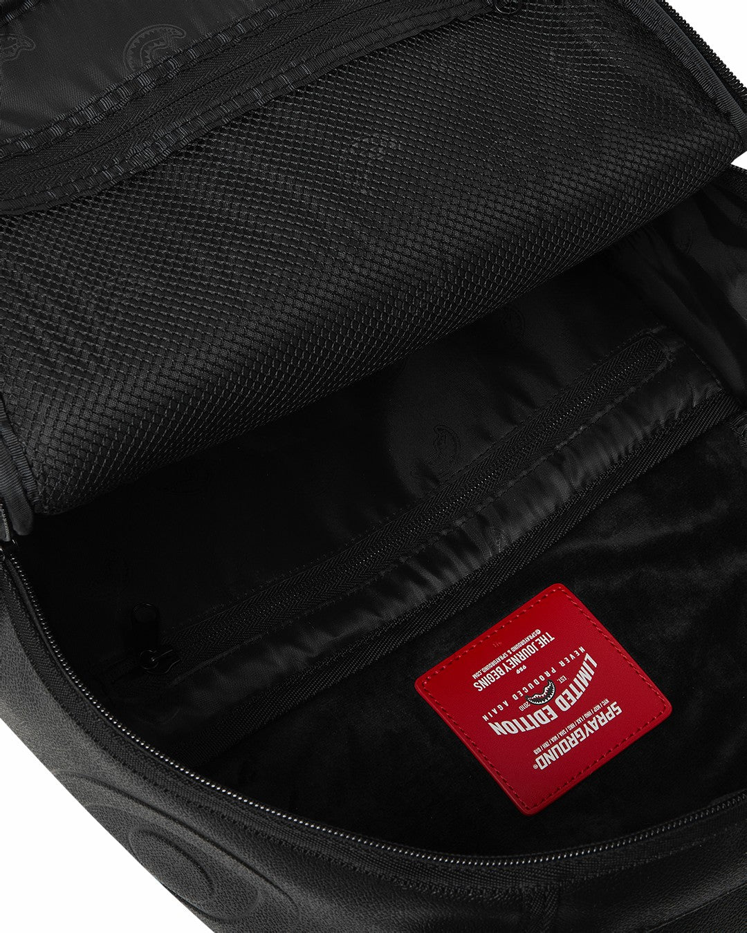 Sprayground - GOLD BRICK DRIP BLACK BACKPACK