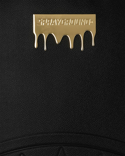 Sprayground - GOLD BRICK DRIP BLACK BACKPACK