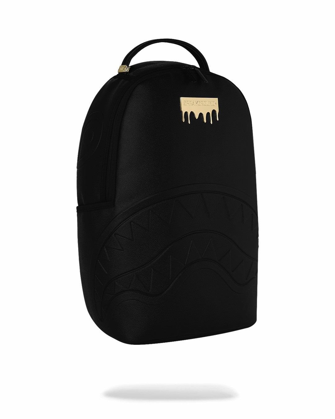 Sprayground - GOLD BRICK DRIP BLACK BACKPACK