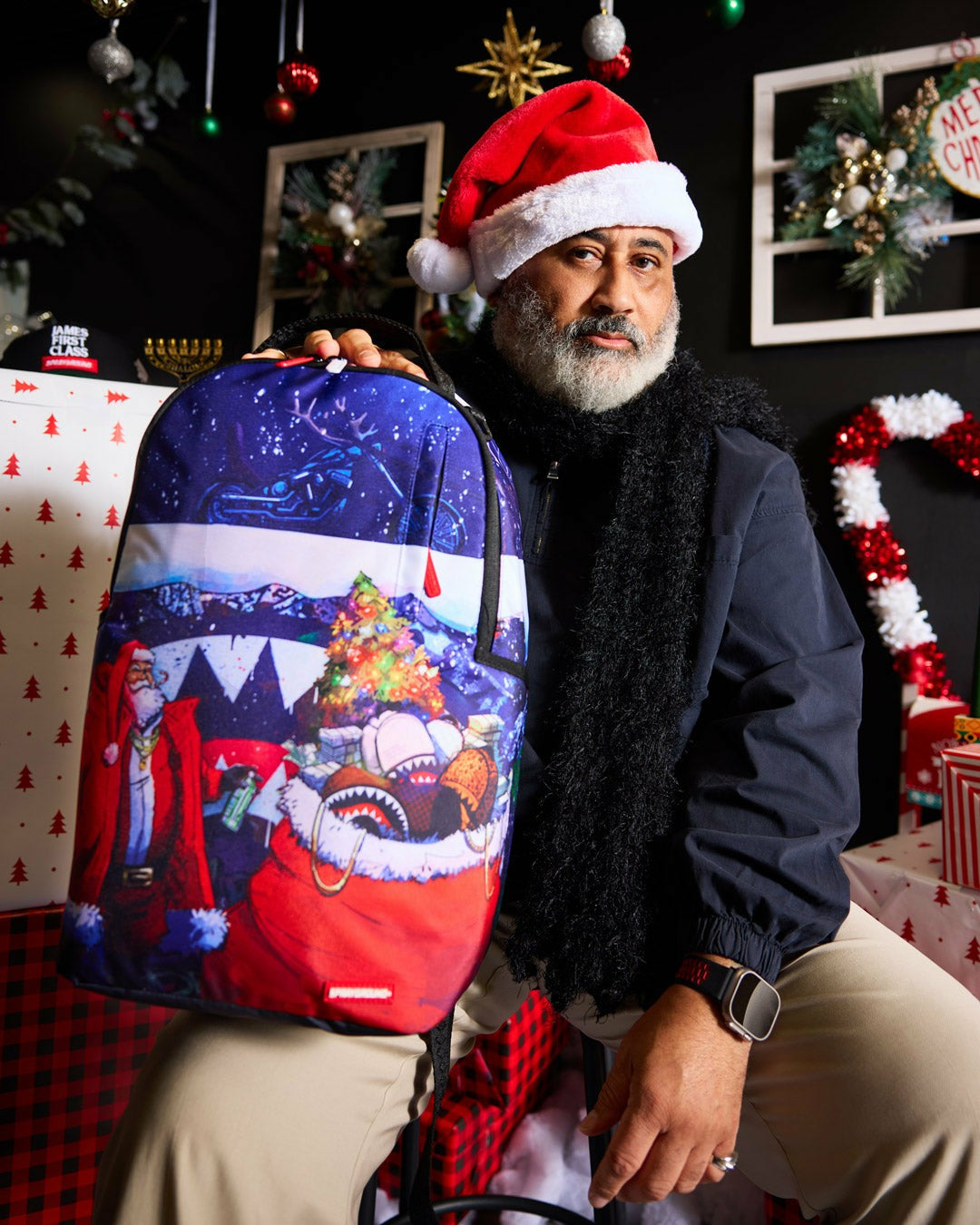 Sprayground - SANTA BIG BAG STACKS BACKPACK