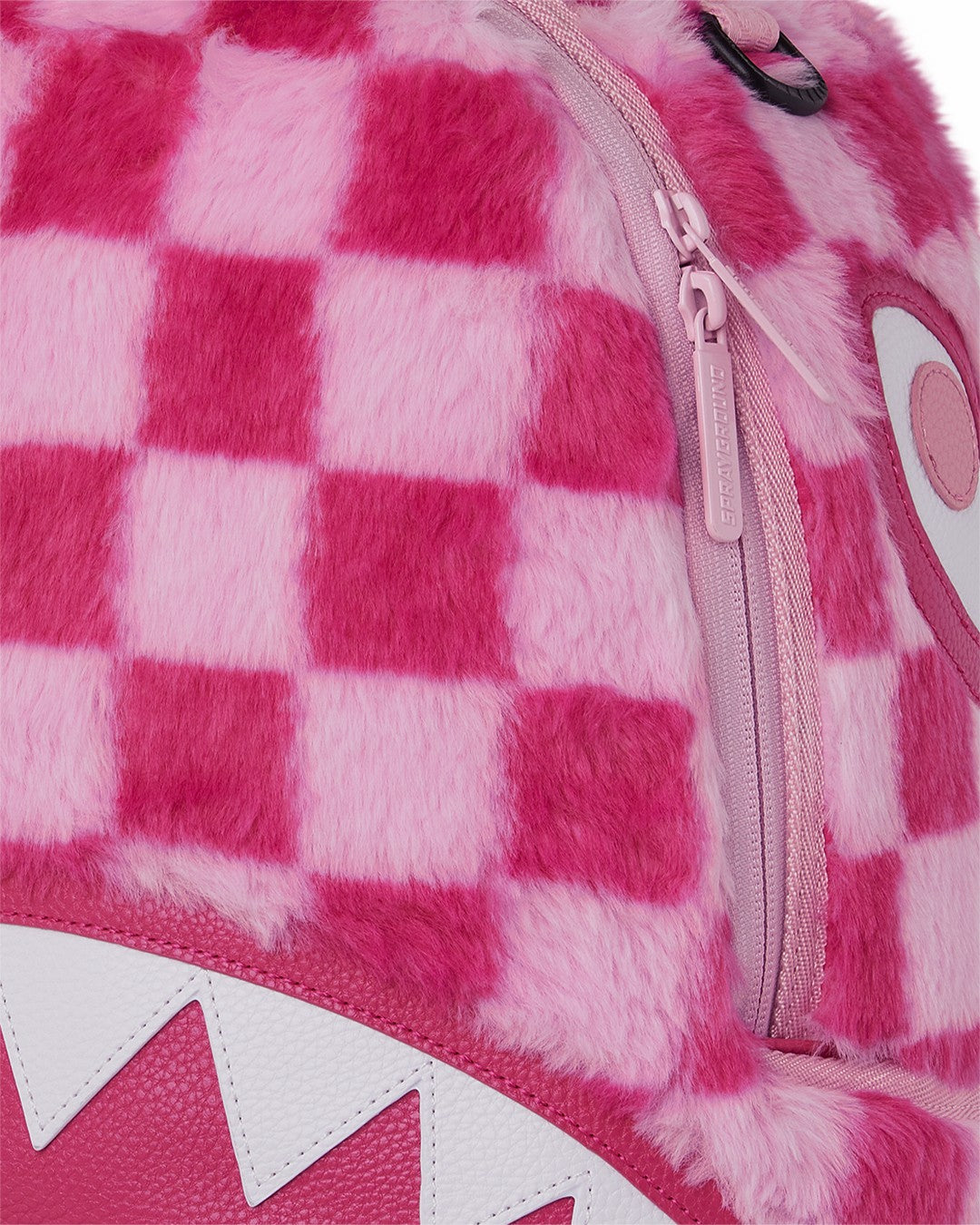 Sprayground - FURZILLA SHARK (PINK CHECK) BACKPACK