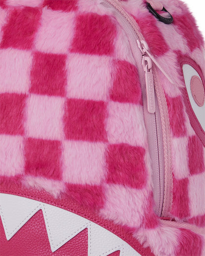 Sprayground - FURZILLA SHARK (PINK CHECK) BACKPACK