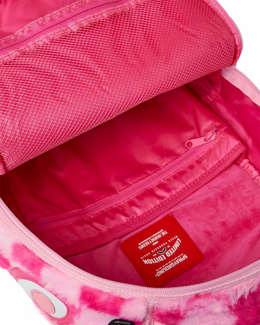Sprayground - FURZILLA SHARK (PINK CHECK) BACKPACK