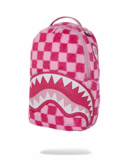 Sprayground - FURZILLA SHARK (PINK CHECK) BACKPACK