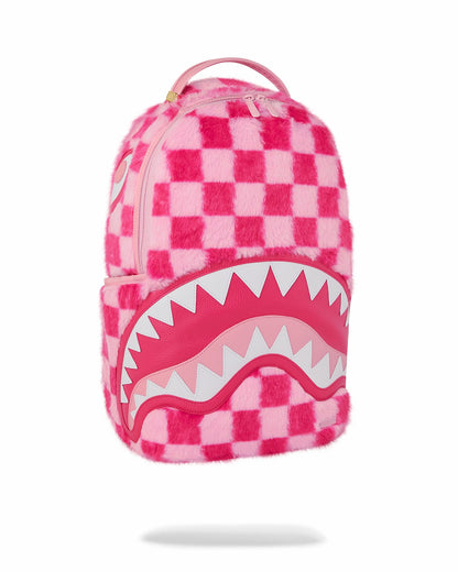 Sprayground - FURZILLA SHARK (PINK CHECK) BACKPACK