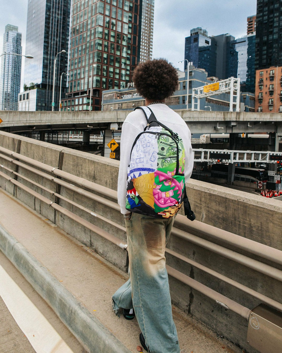 Sprayground - MEAN MONEY COLLAGE BACKPACK