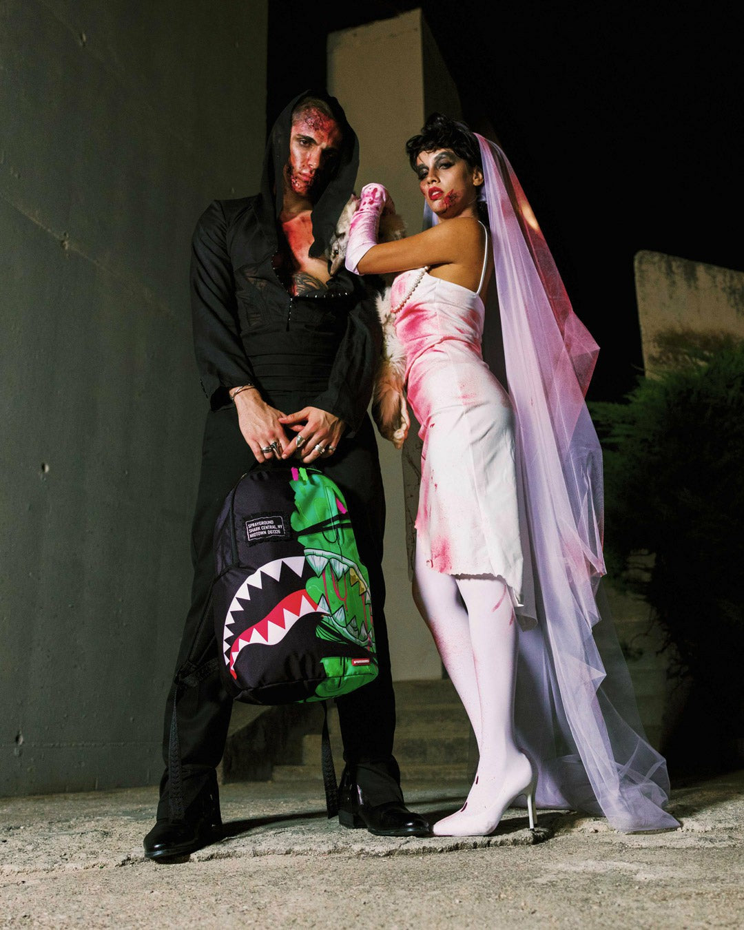 Sprayground - ZOMBIE OOZE SHARK CENTRAL BACKPACK