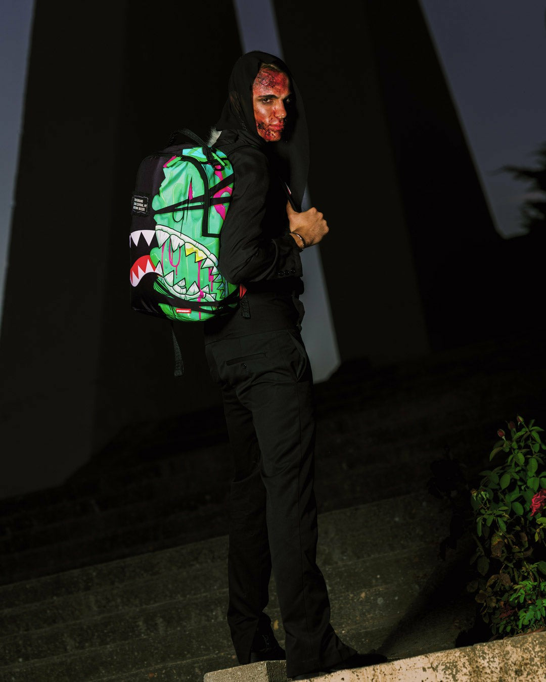 Sprayground - ZOMBIE OOZE SHARK CENTRAL BACKPACK