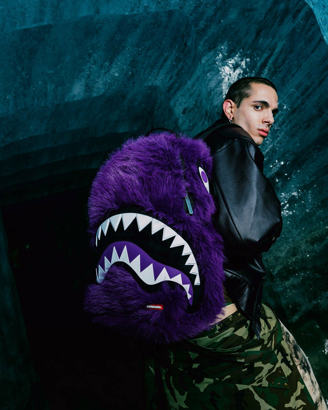 Sprayground - FURZILLA SHARK (PURP) BACKPACK