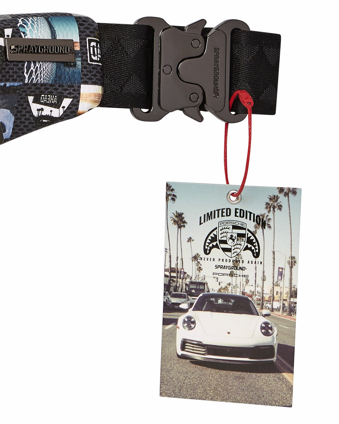 Sprayground - PORSCHE AHEAD COLLAB SAVVY CROSSBODY - LIMITED EDITION