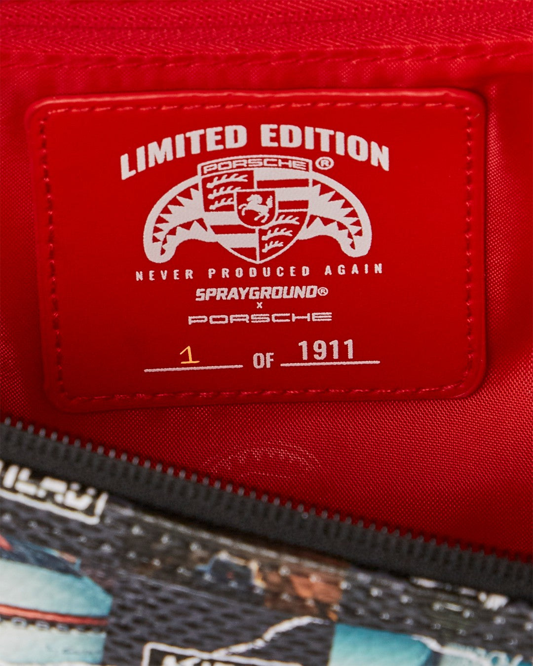 Sprayground - PORSCHE AHEAD COLLAB SAVVY CROSSBODY - LIMITED EDITION