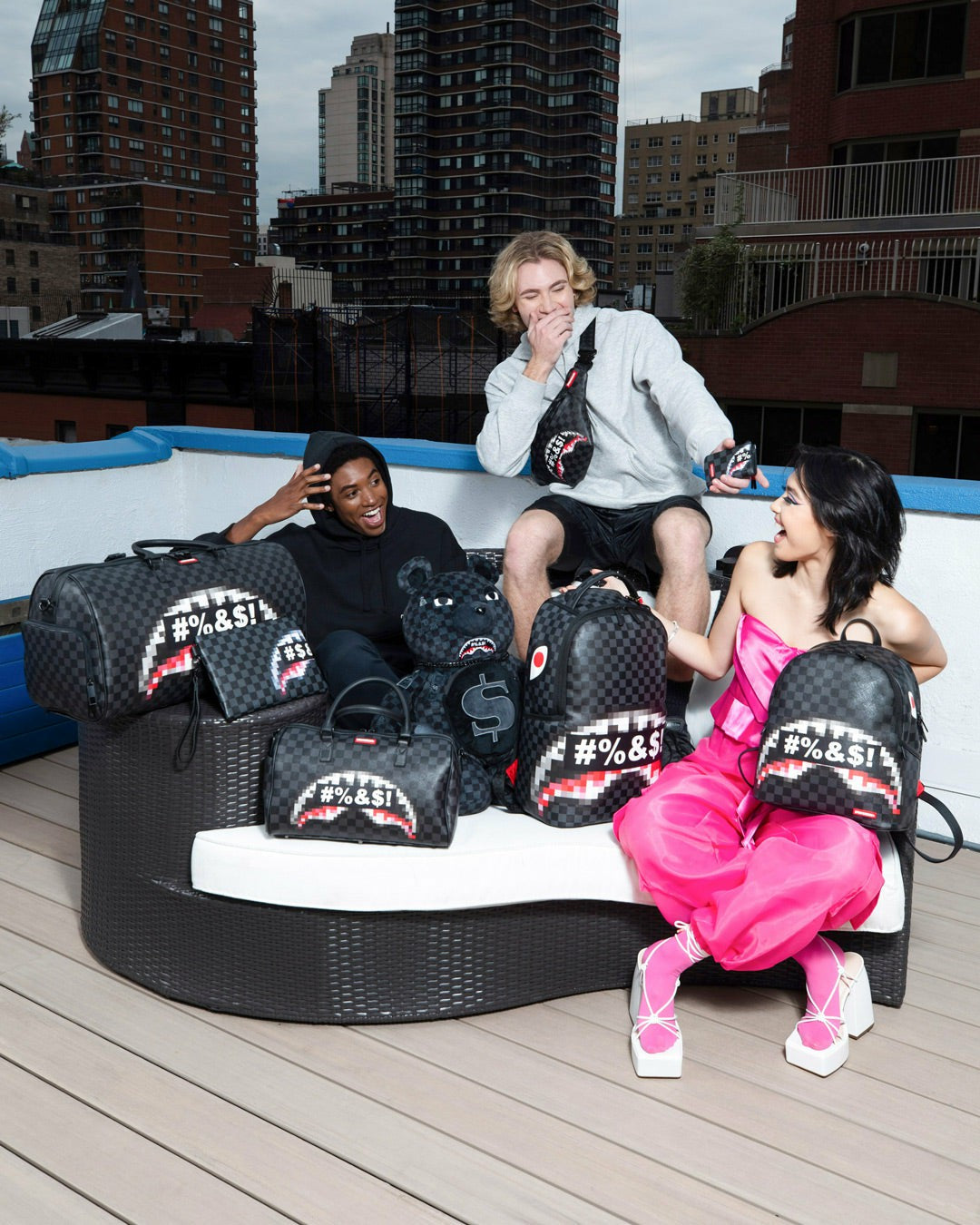 Sprayground - WHAT THE BEEP' SHARK SAVVY CROSSBODY