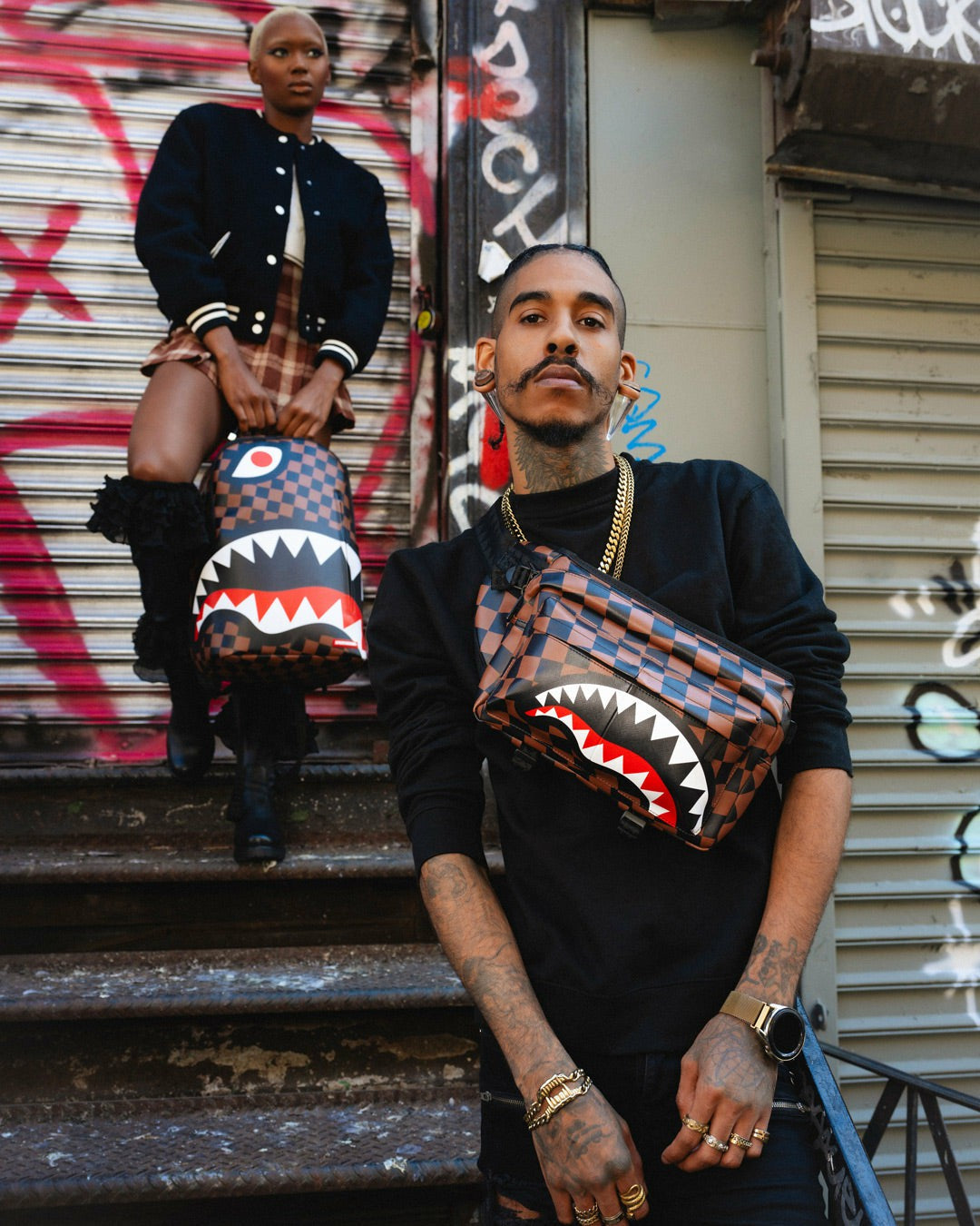 Sprayground - THE HANGOVER SHARK CARGO CROSSBODY