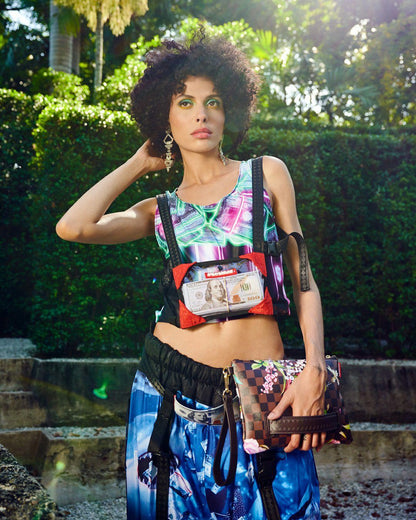 Sprayground - GARDEN OF SHARKS CROSSOVER CLUTCH