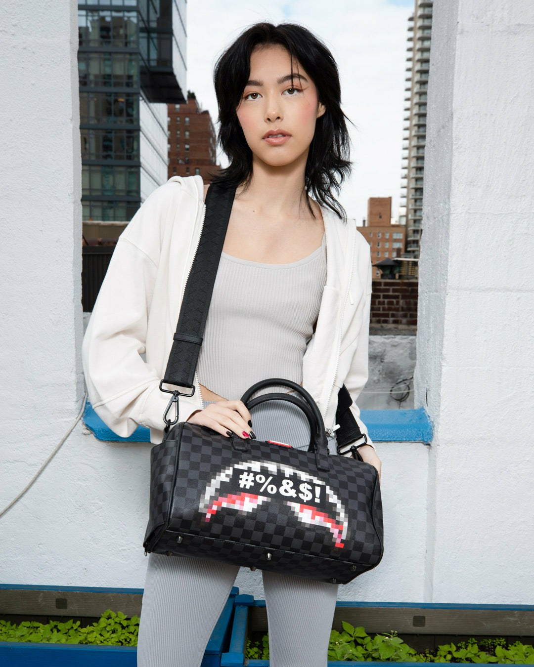 Sprayground - WHAT THE BEEP' SHARK MINI DUFFLE