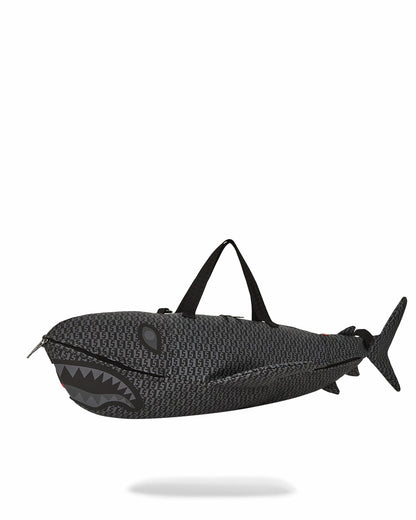 Sprayground - SHARKFINITY STEALTH PILOT SHARK SHAPE DUFFLE