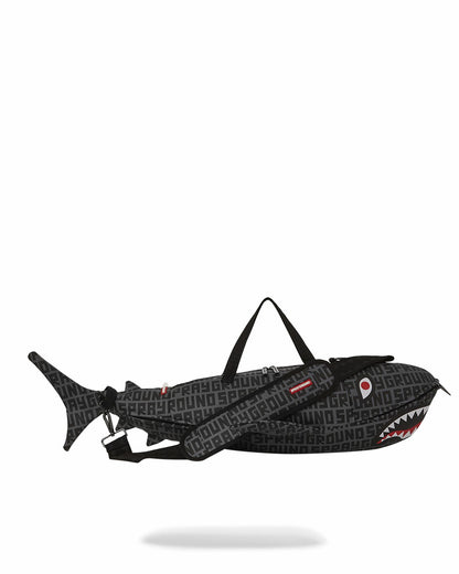 Sprayground - SHARKFINITY STEALTH PILOT SHARK SHAPE DUFFLE