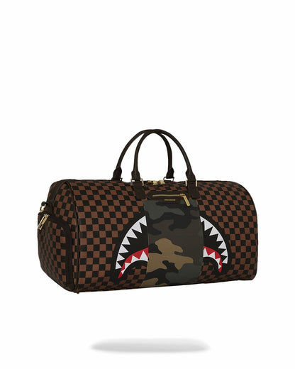 Sprayground - EXTERIOR GOLD ZIP POCKET SHARKS IN PARIS DUFFLE