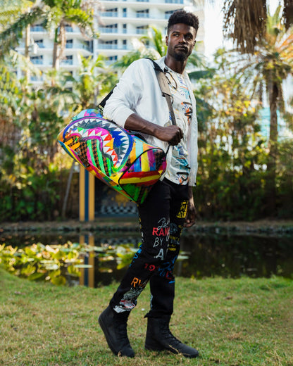 Sprayground - SHARKS IN PARIS CITY STREAKS DUFFLE