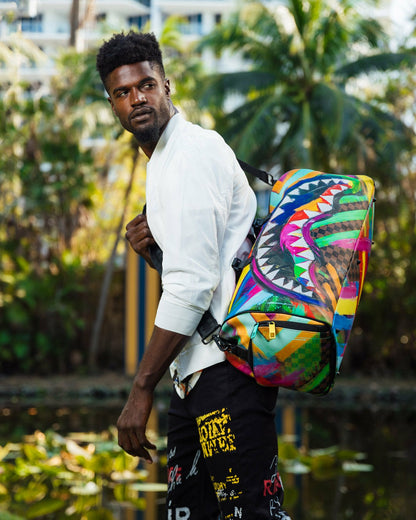 Sprayground - SHARKS IN PARIS CITY STREAKS DUFFLE
