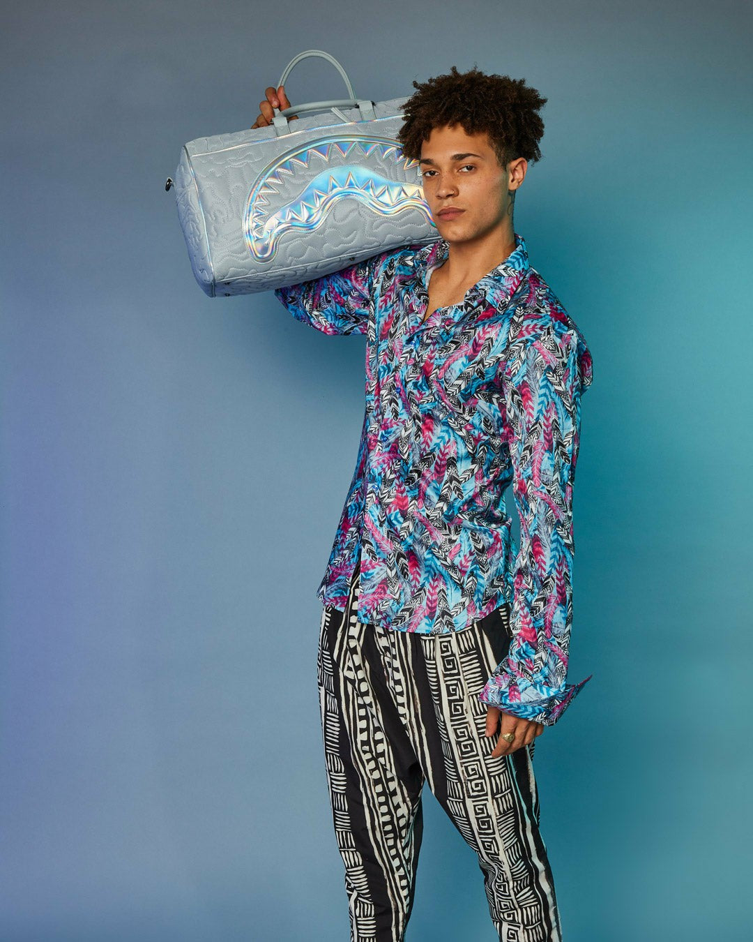 Sprayground - MIRASHAKU IRIDESCENT QUILT DUFFLE