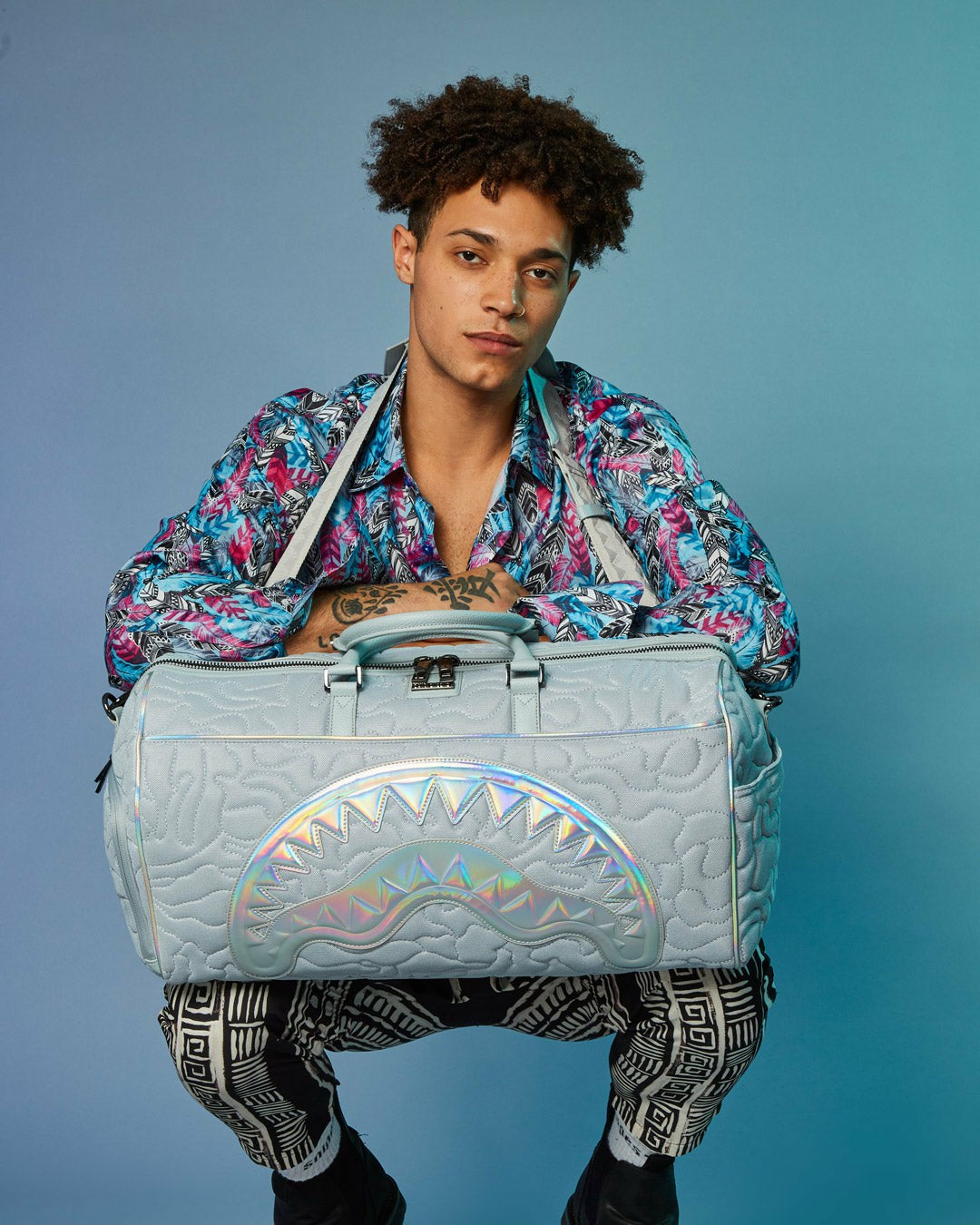 Sprayground - MIRASHAKU IRIDESCENT QUILT DUFFLE