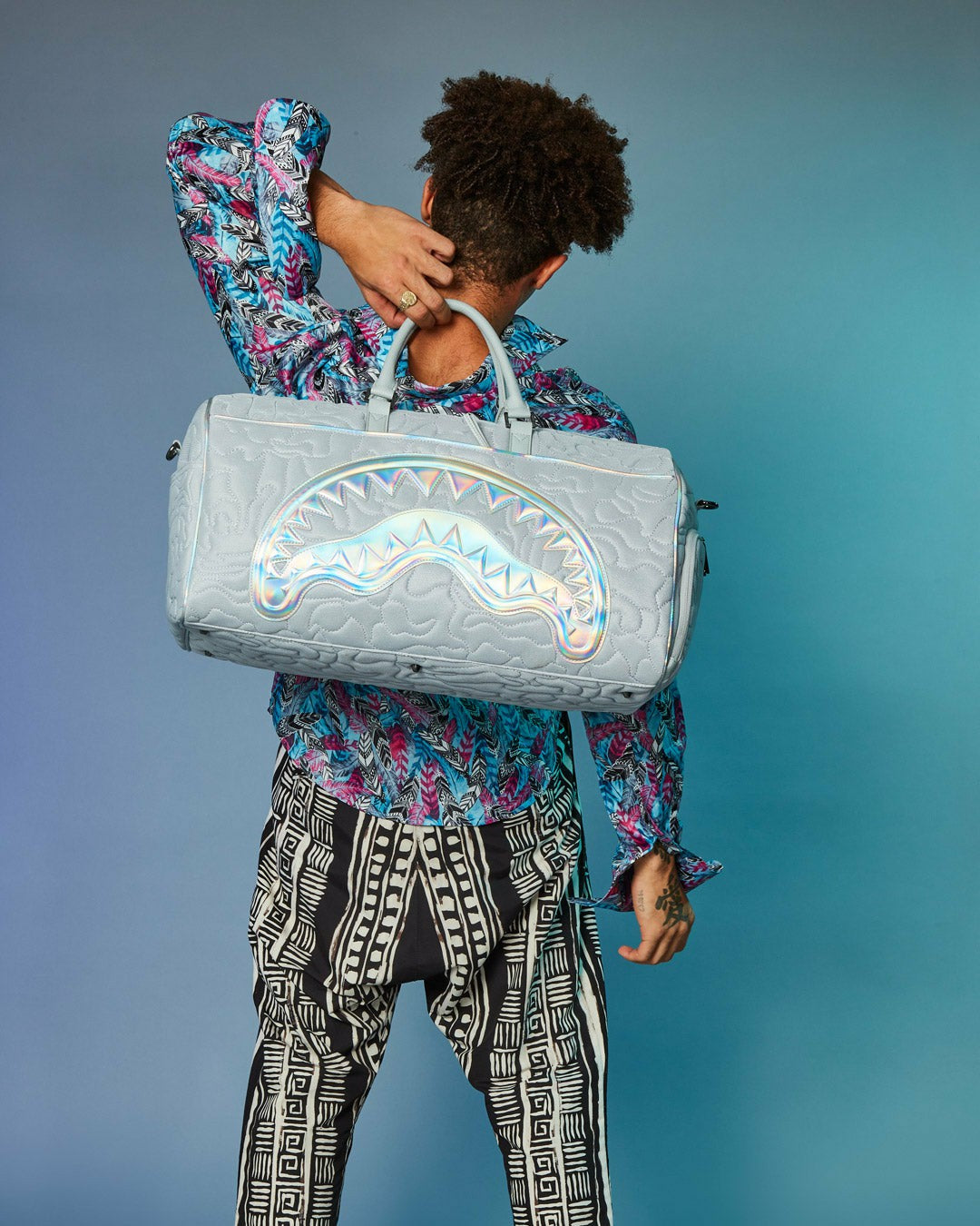 Sprayground - MIRASHAKU IRIDESCENT QUILT DUFFLE