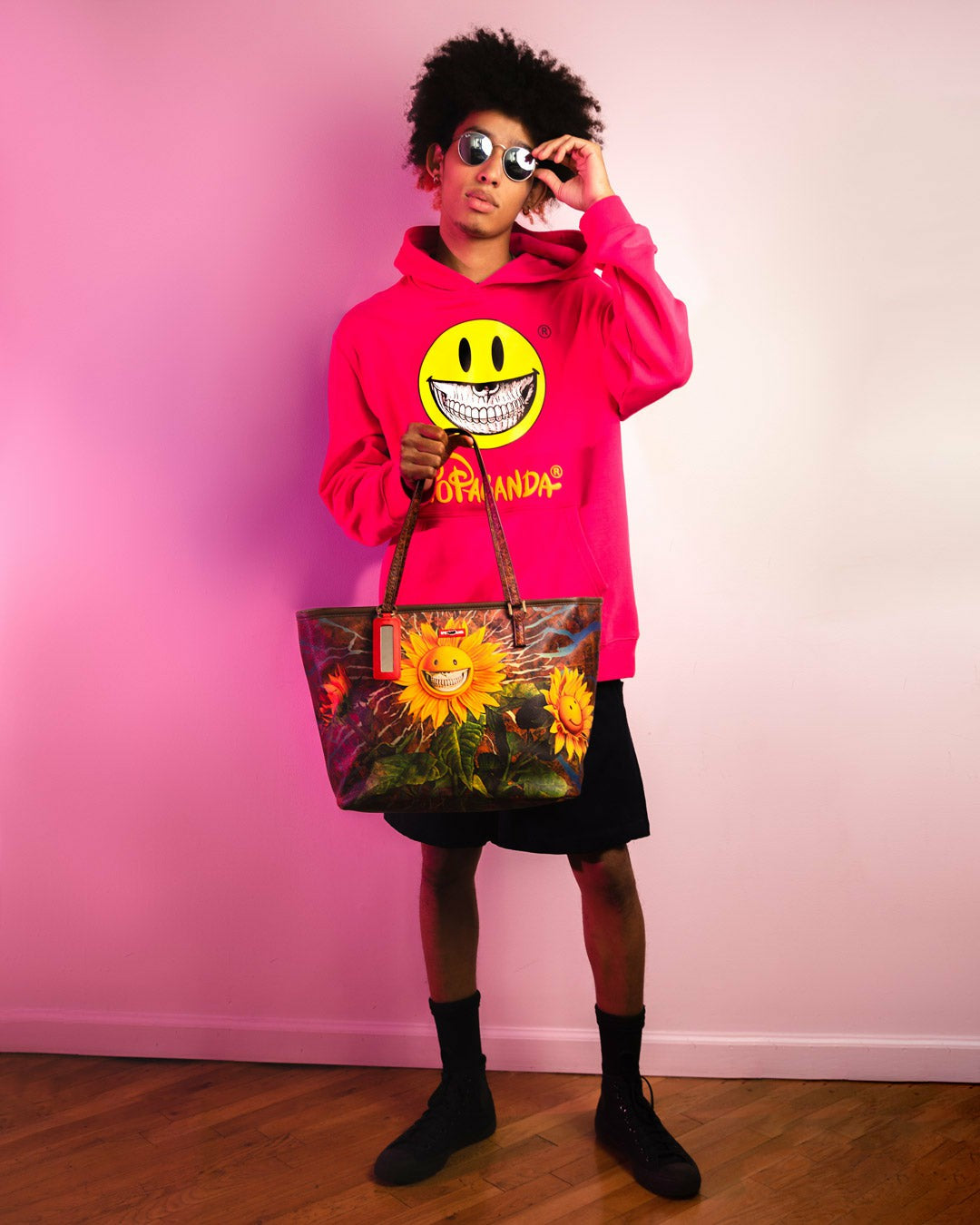 Sprayground - SUNFLOWER GRIN RON ENGLISH COLLAB TOTE