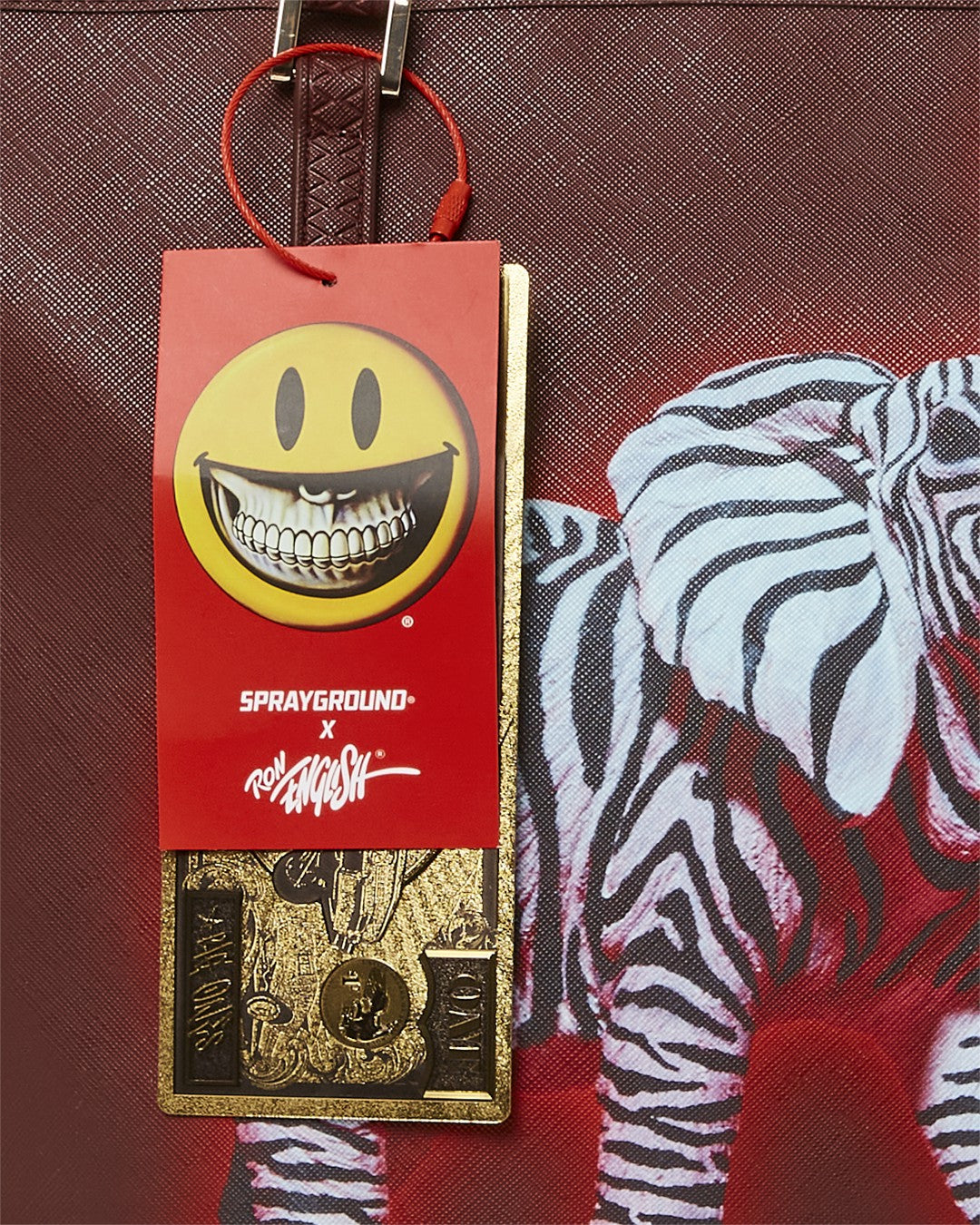 Sprayground - ZEBRA ELEPHANT RON ENGLISH COLLAB TOTE