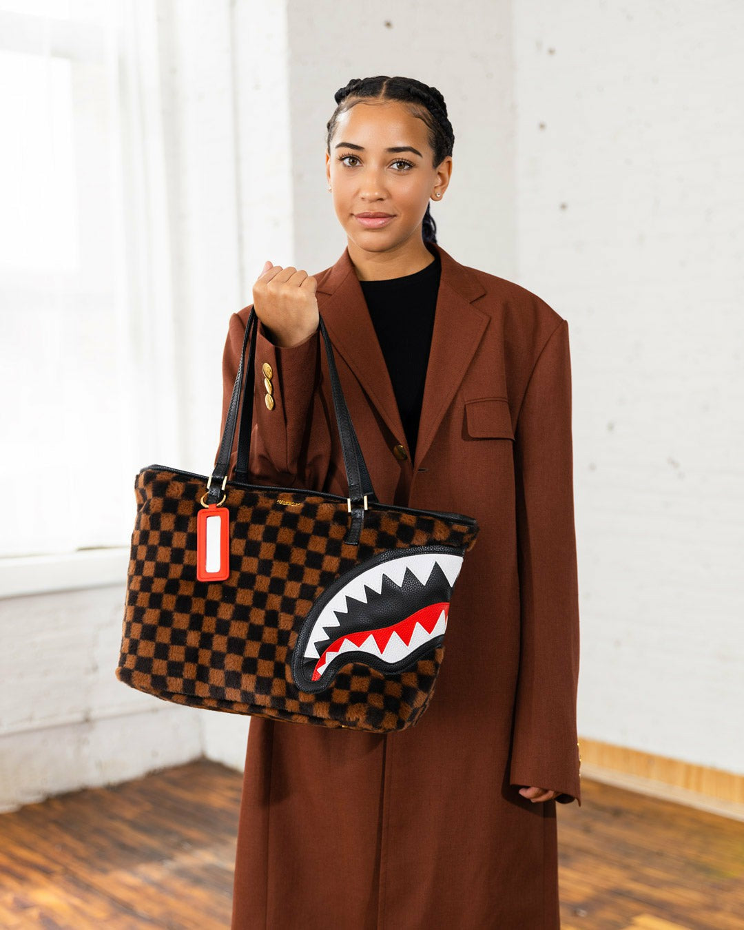 Sprayground - FURRR SHARKS IN PARIS TOTE