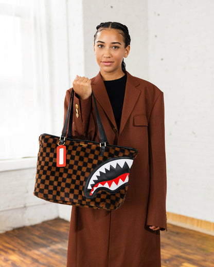 Sprayground - FURRR SHARKS IN PARIS TOTE