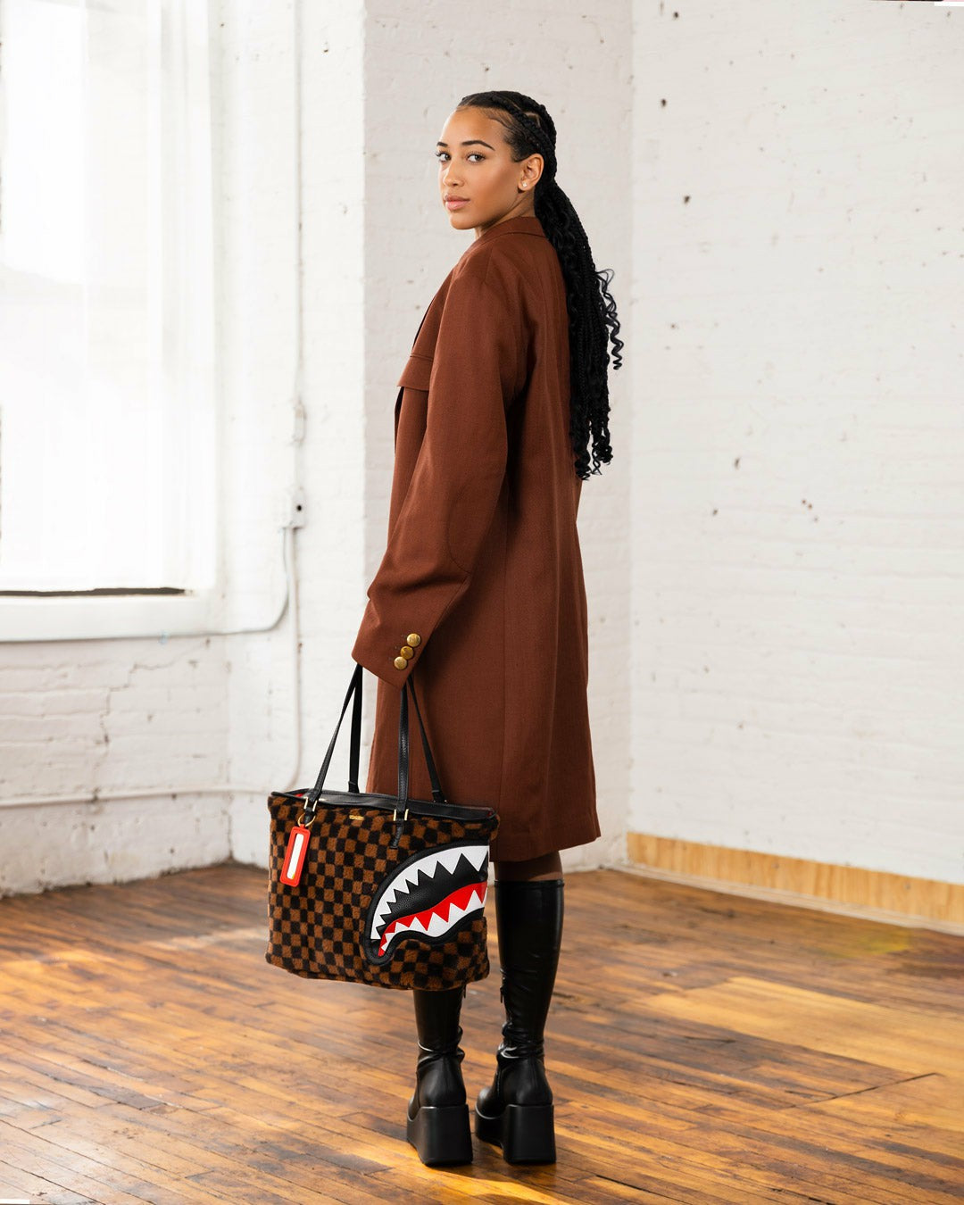 Sprayground - FURRR SHARKS IN PARIS TOTE