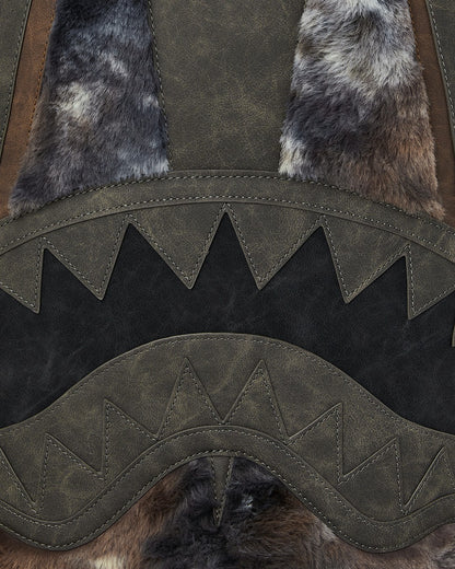 Sprayground - FOUNDATION DAYS FUR COAT SHARK BACKPACK