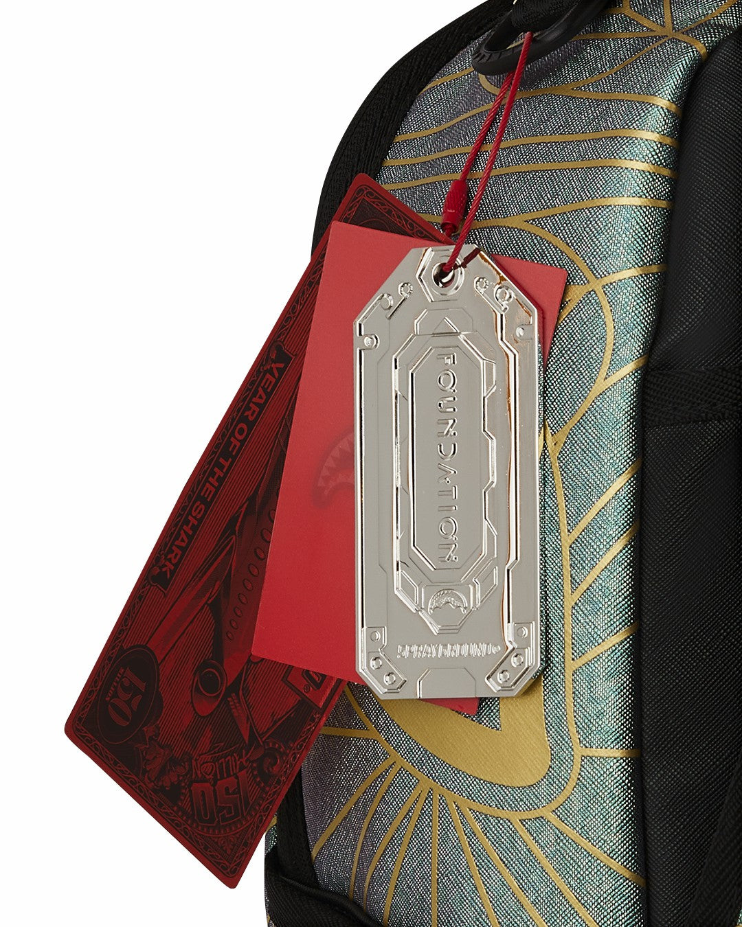Sprayground - FOUNDATION CRYSTAL IRIDESCENT SHARK BACKPACK