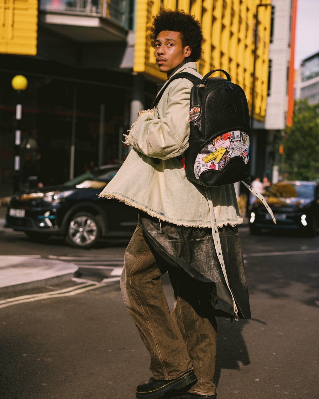 Sprayground - LONDON FASHION WEEK MOODBOARD MONTAGE BACKPACK