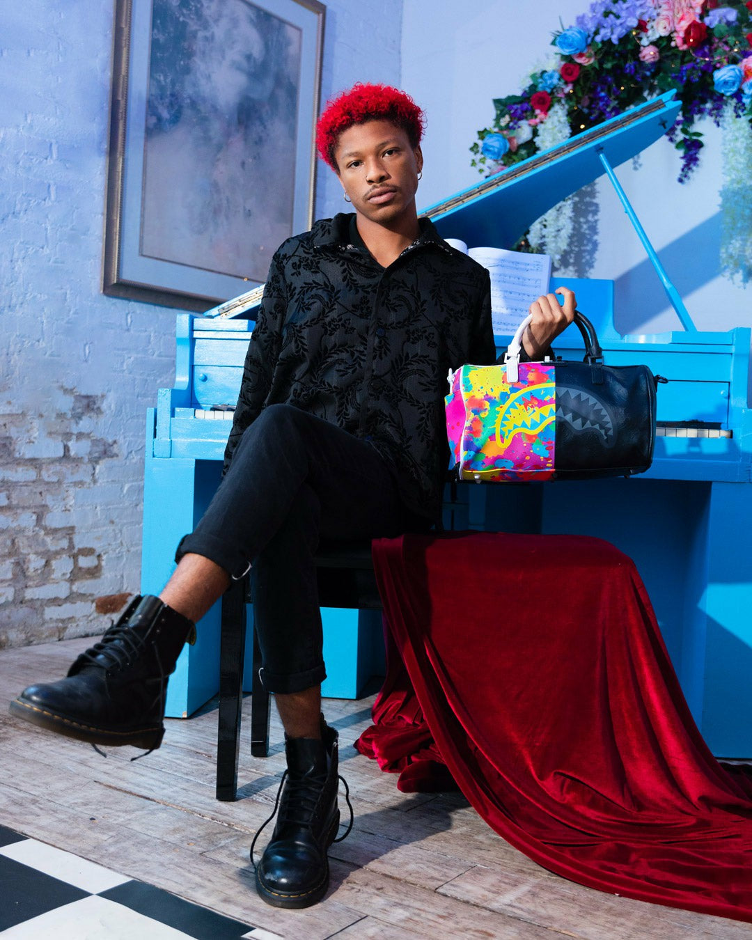 Sprayground - EUPHORIC DARKNESS MINI DUFFLE