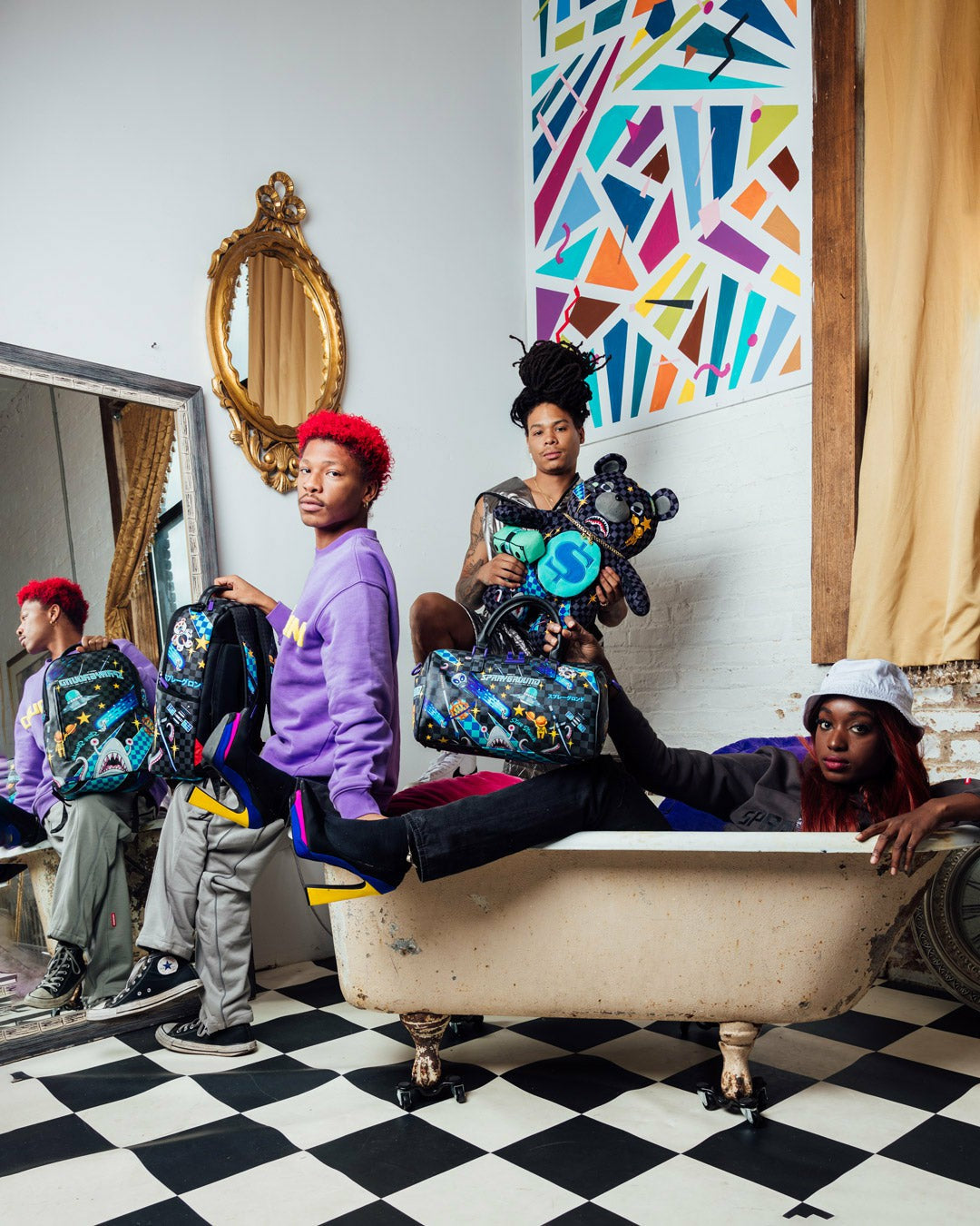 Sprayground - WTF ALIEN INVASION MINI DUFFLE