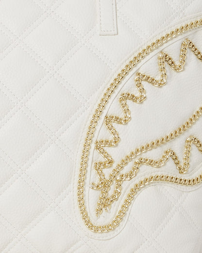 Sprayground - RIVIERA LE BLANC GOLD CHAIN SHARK TOTE