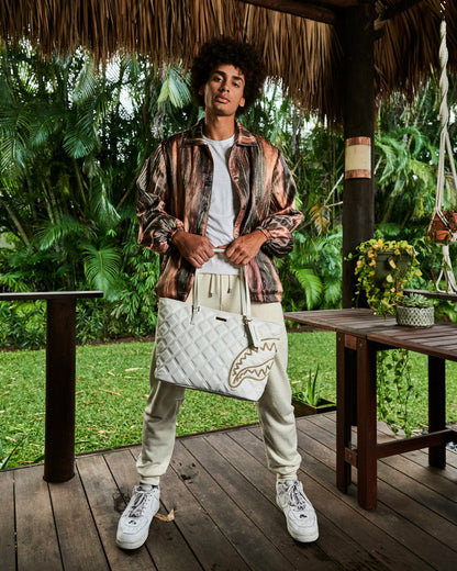 Sprayground - RIVIERA LE BLANC GOLD CHAIN SHARK TOTE