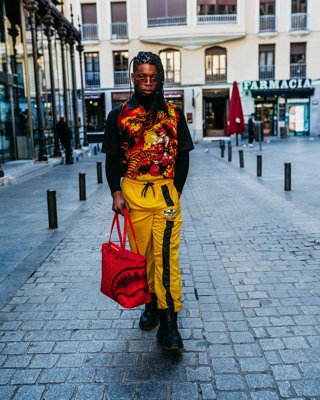 Sprayground - MONEY PATTERN BRICK TOTE