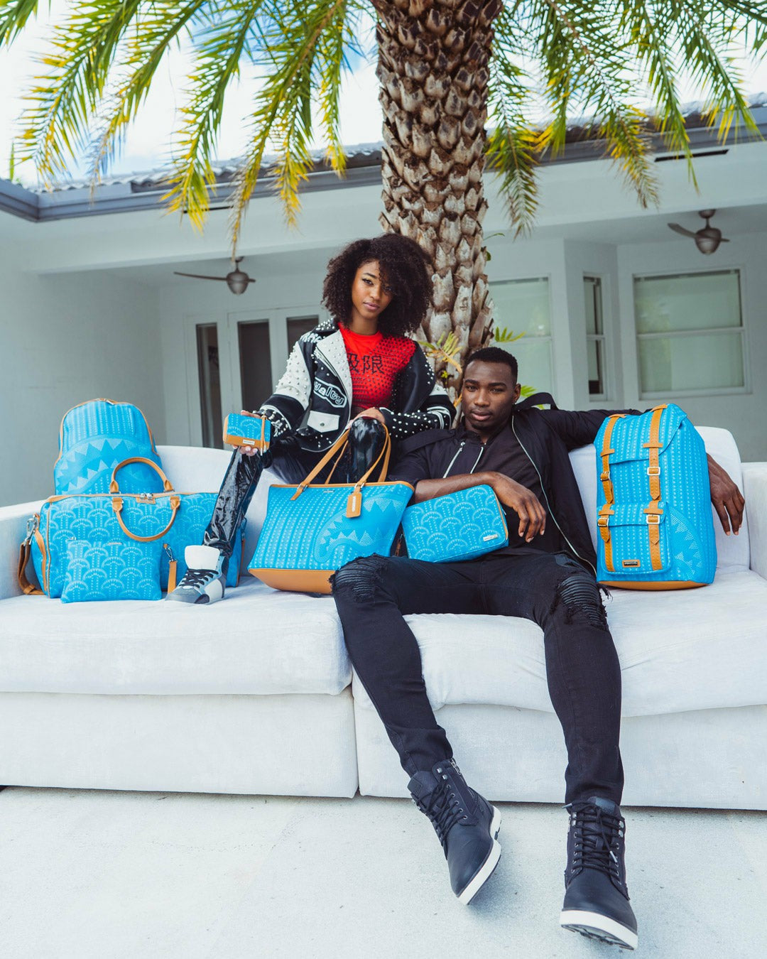 Sprayground - ILLUCHAINS TURQ TOTE