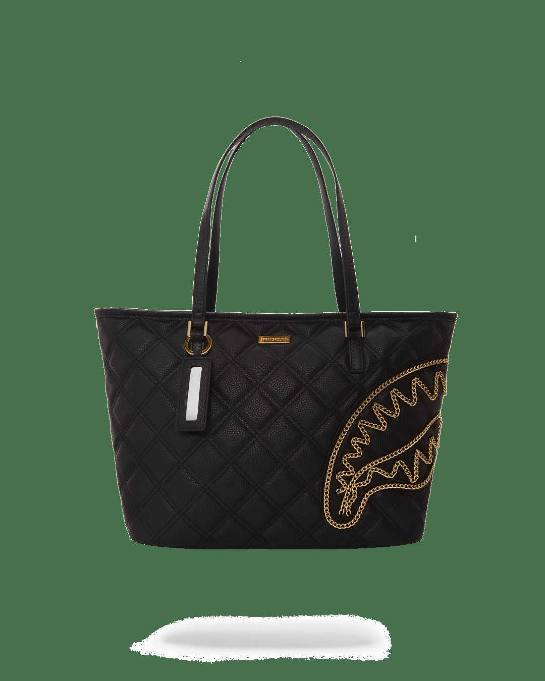 Sprayground - NOIR QUILT GOLD CHAIN SHARK TOTE
