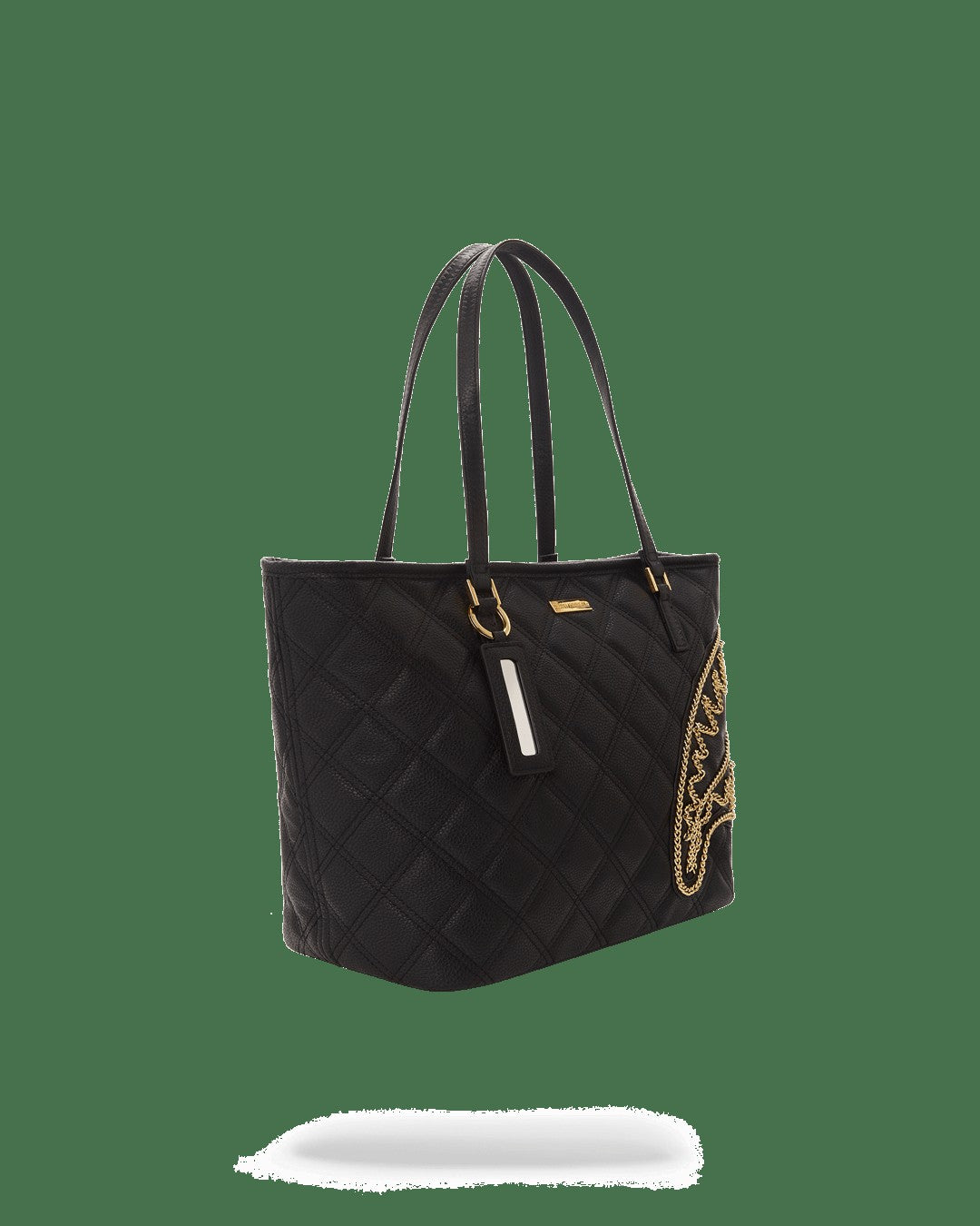 Sprayground - NOIR QUILT GOLD CHAIN SHARK TOTE