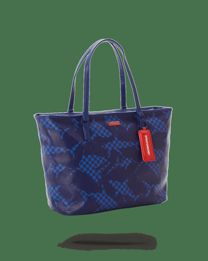 Sprayground - SHARK CHECK (BLUE) TOTE