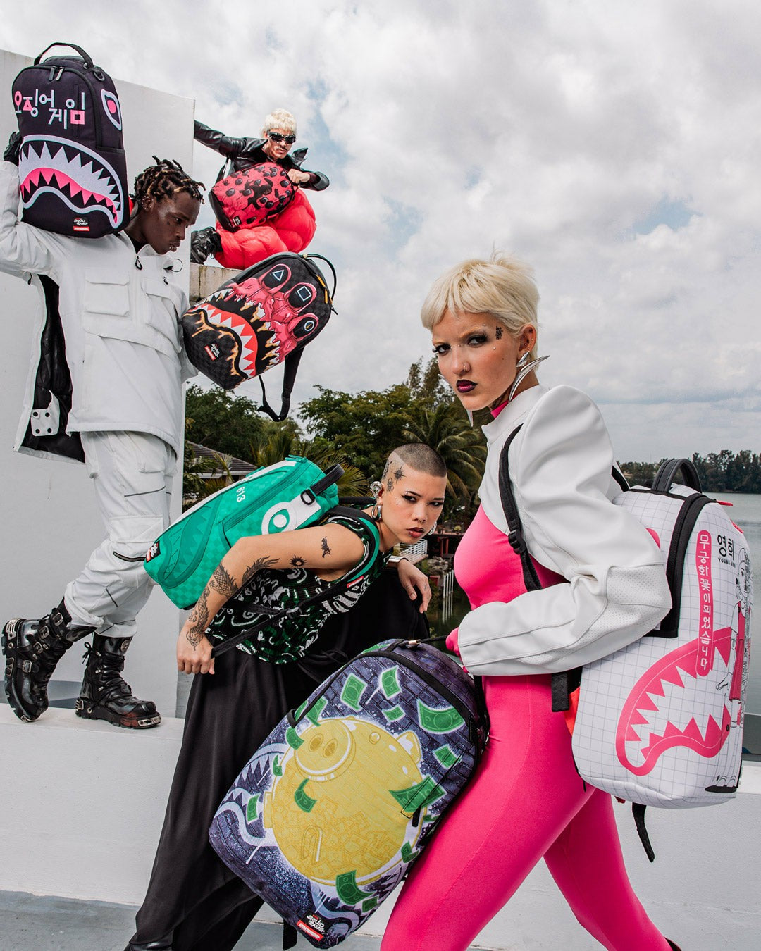 Sprayground - SQUID GAME COLLAB JUMPSUIT BACKPACK