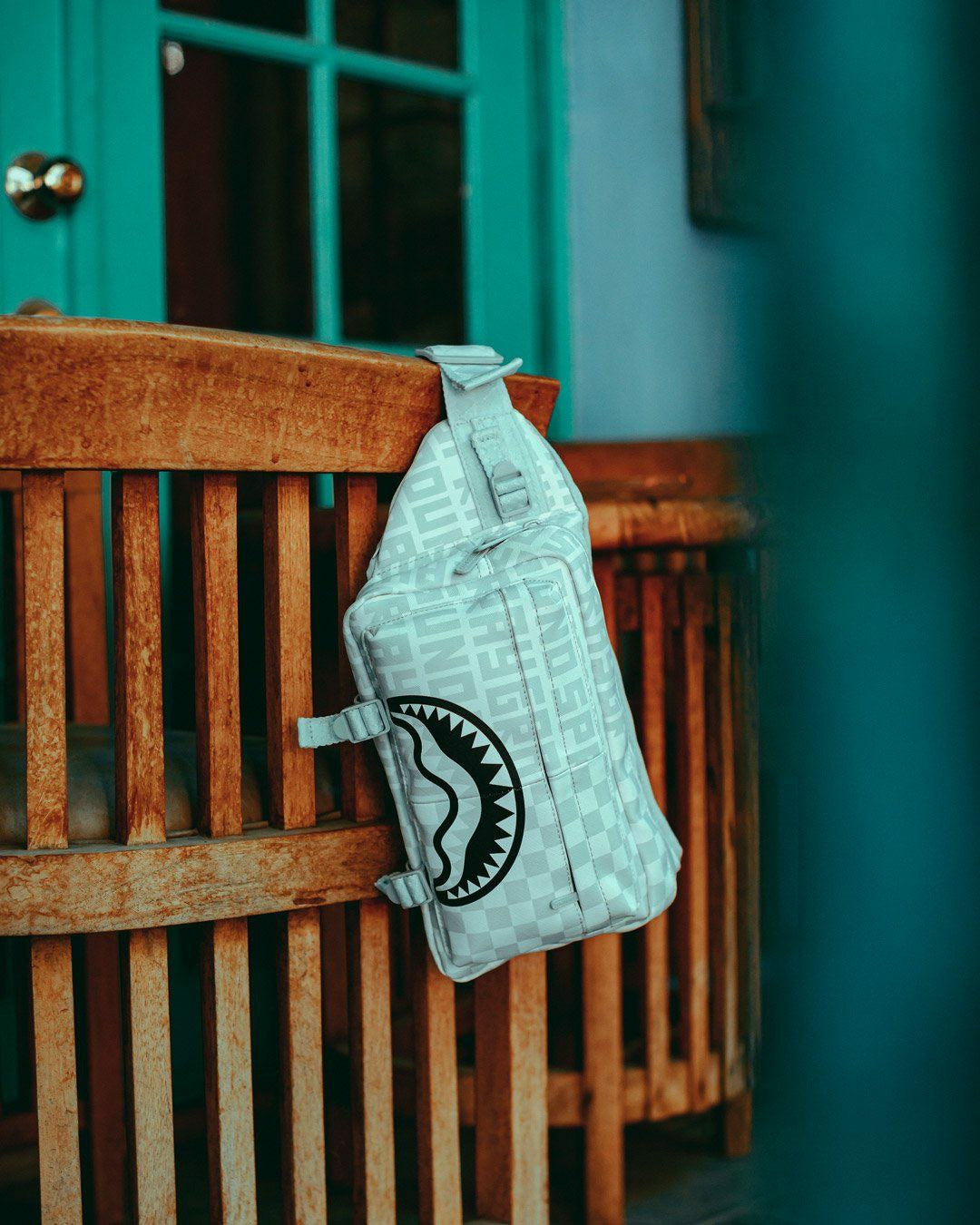 Sprayground - SPLIT THE CHECK (PEARL) CARGO CROSSBODY