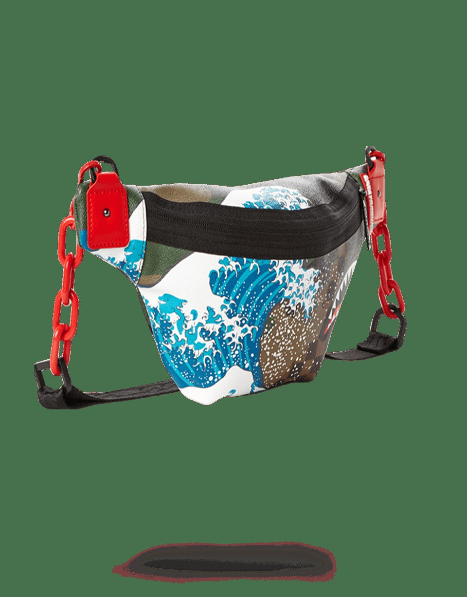 Sprayground - CAMOKAWA WAVE SHARK CROSSBODY