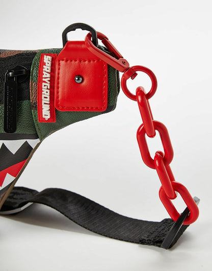 Sprayground - CAMOKAWA WAVE SHARK CROSSBODY